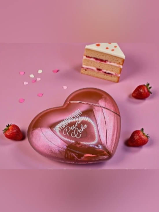 Bath & Body Works Other - Bath & Body Works Heart Shaped Strawberry Pound Cake Lip Oil